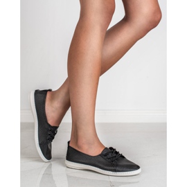 SHELOVET Eco Leather Sneakers black 2
