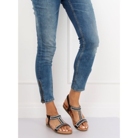 Black women's sandals HT-67 Black 1