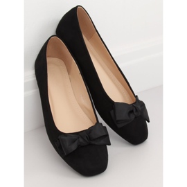 Black women's ballerinas 3173 Black 1