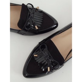 Black women's loafers JL29 Black 1