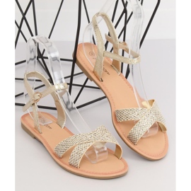 Women's and gold sandals WL282 Gold golden 1