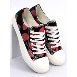 Strawberry black sneakers XL-21 Black 1 Strawberry black sneakers XL-21 Black 1