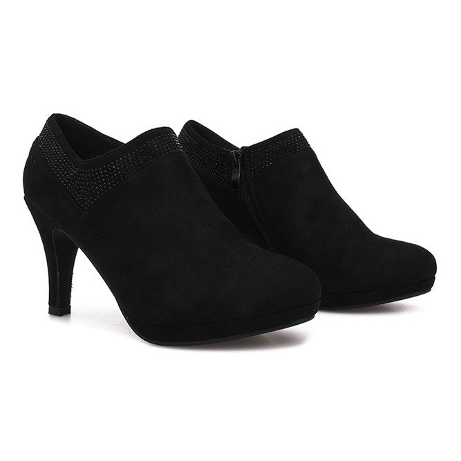 Marie's black ankle boots 1