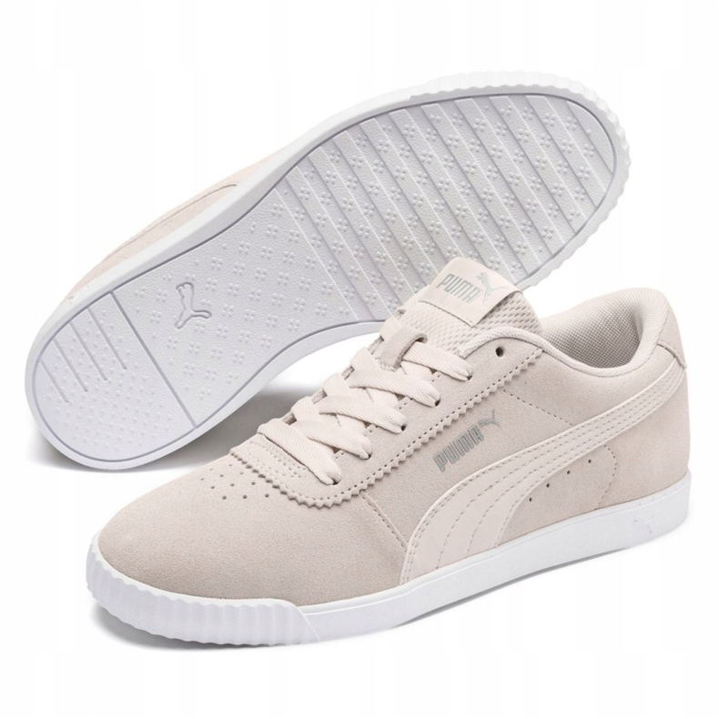 Puma Carina Slim Sd W 370549 02 beige shoes 2 Puma Carina Slim Sd W 370549 02 beige shoes 2