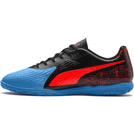 Football shoes Puma One 19.4 It M 105496 01 black - blue multicolored 2