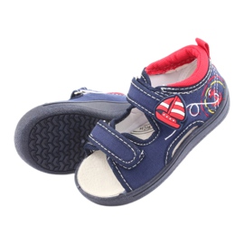 American Club navy blue children's sandals TEN36 red 5 American Club navy blue children's sandals TEN36 red 5