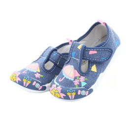 American Club sneakers leather insert TEN30 blue pink 3