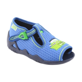 Befado children's shoes 217P094 blue green 1