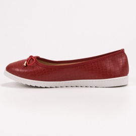 Comer Elegant burgundy ballerinas red 1 Comer Elegant burgundy ballerinas red 1