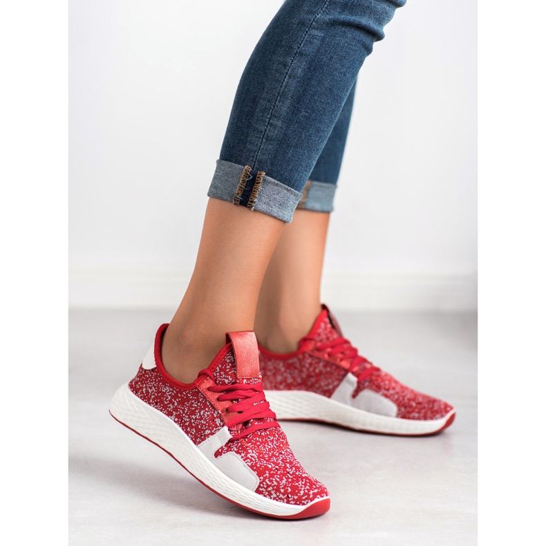 SHELOVET Slip-on Sports Shoes red 2 SHELOVET Slip-on Sports Shoes red 2