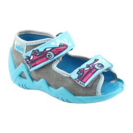 Befado children's shoes 250P085 blue grey 1 Befado children's shoes 250P085 blue grey 1