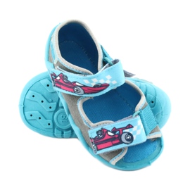 Befado children's shoes 250P085 red blue grey 3