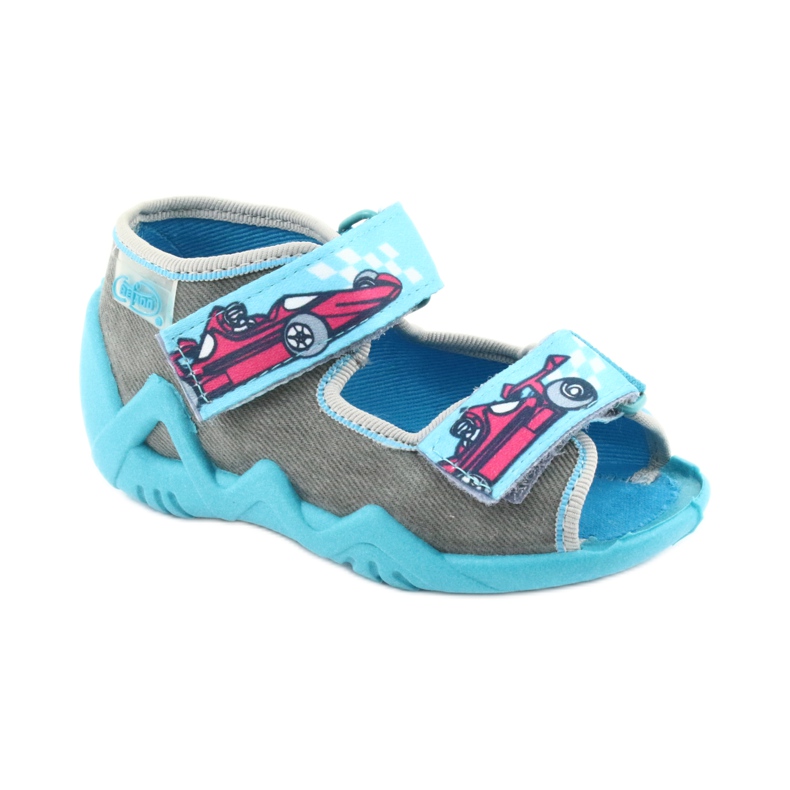 Befado children's shoes 250P085 red blue grey 1