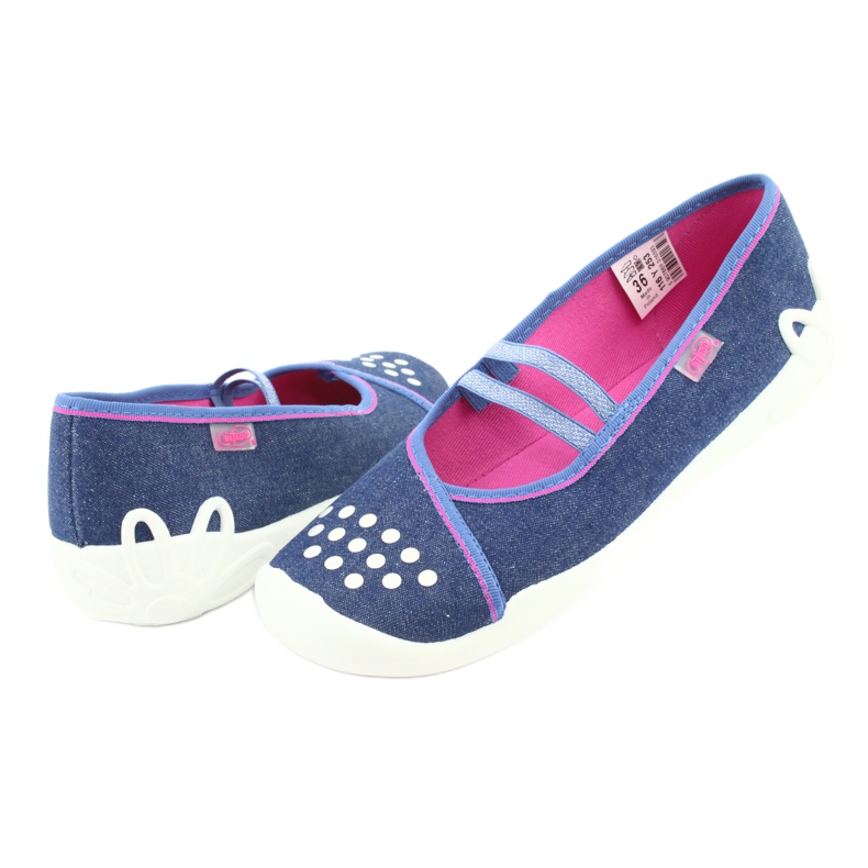 Befado children's shoes 116Y253 navy blue blue pink 4 Befado children's shoes 116Y253 navy blue blue pink 4