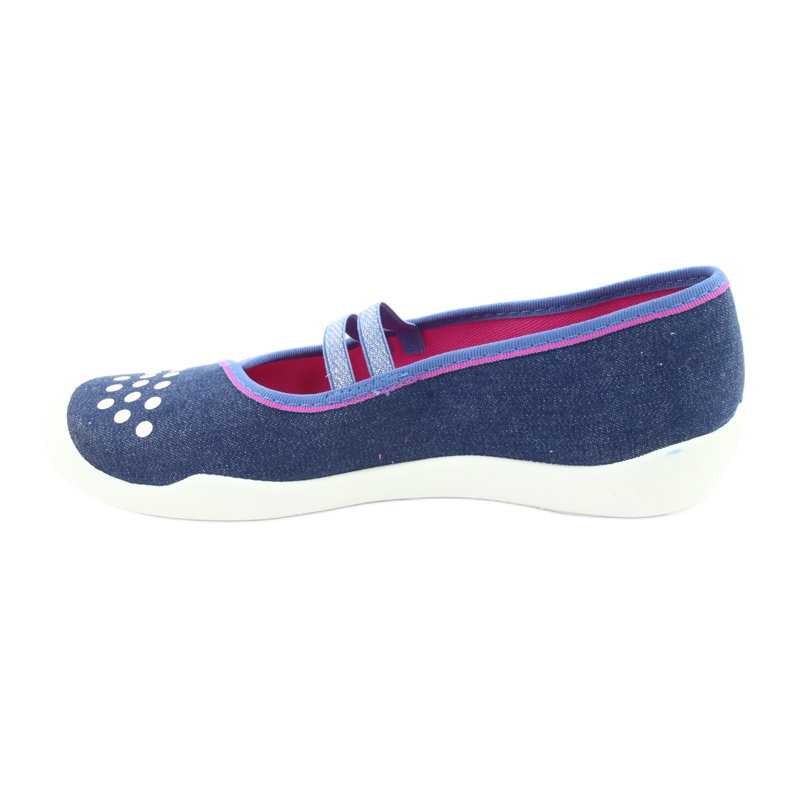 Befado children's shoes 116Y253 navy blue blue pink 2