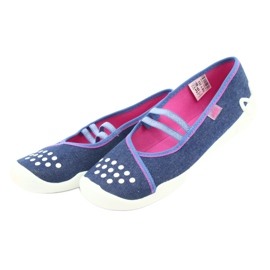 Befado children's shoes 116Y253 navy blue blue pink 3 Befado children's shoes 116Y253 navy blue blue pink 3