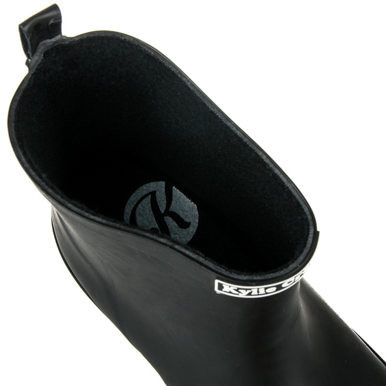 Kylie Galoshes With Pattern black 1