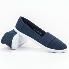 SHELOVET Slip-on sneakers navy blue 1