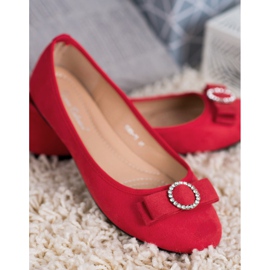 Comer Red ballerinas 2