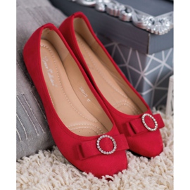 Comer Red ballerinas 1