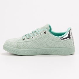 SHELOVET Women's mint shoes green 1