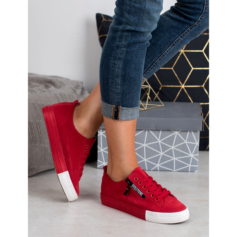 SHELOVET Red Sneakers 2