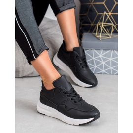 SHELOVET Black Sneakers 1