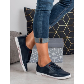 Filippo Leather brogues navy blue 2 Filippo Leather brogues navy blue 2