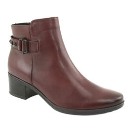 Women's boots Caprice 25433 burgundy red 1 Women's boots Caprice 25433 burgundy red 1
