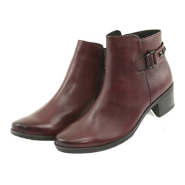 Women's boots Caprice 25433 burgundy red 3 Women's boots Caprice 25433 burgundy red 3