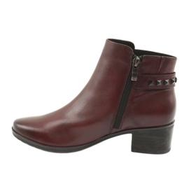Women's boots Caprice 25433 burgundy red 2 Women's boots Caprice 25433 burgundy red 2