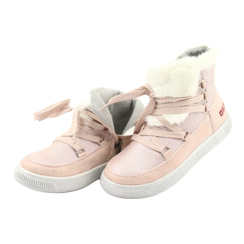 Powder pink boots Big Star 374080 yellow 4