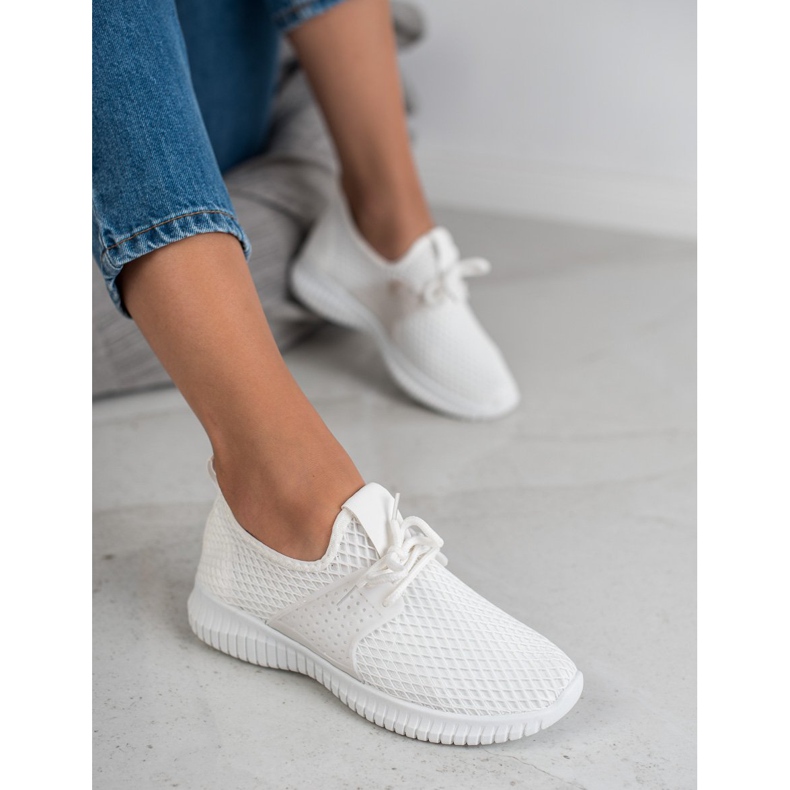 SHELOVET Textile Sport Shoes white 2 SHELOVET Textile Sport Shoes white 2