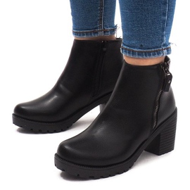 Warm Boots On A Post 3045-3 Black 1