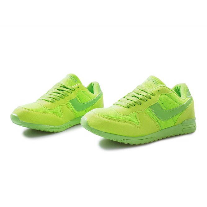 Bright green sports sneakers with Velcro Lola multicolored 1 Bright green sports sneakers with Velcro Lola multicolored 1