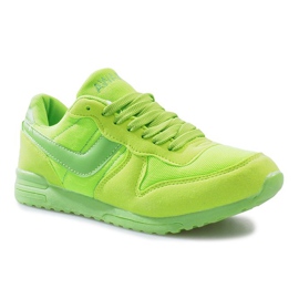 Bright green sports sneakers with Velcro Lola multicolored 2