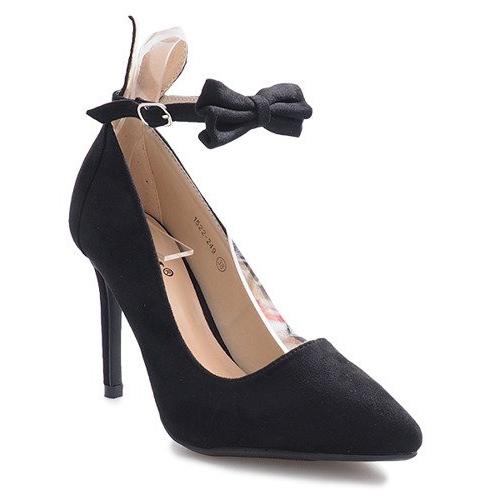 Black Dixon bunny heels 1