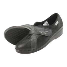Befado women's shoes pu 032D002 black grey 4