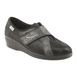 Befado women's shoes pu 032D002 black grey 1