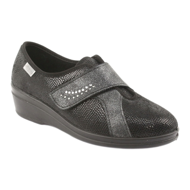 Befado women's shoes pu 032D002 black grey 1
