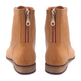 Openwork boots 122-35 Camel brown 2