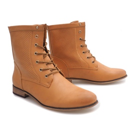 Openwork boots 122-35 Camel brown 1