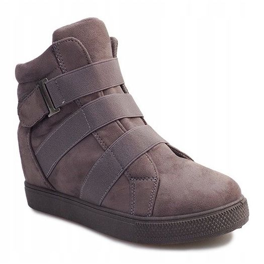 Sneakers With Elastics XY-297 Gray grey 1