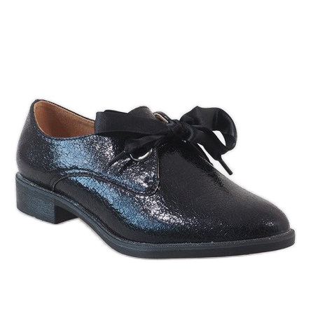 Black lace-up shoes L7100 1