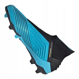 Adidas Predator 19+ Fg Jr G25788 football boots blue blue 2 Adidas Predator 19+ Fg Jr G25788 football boots blue blue 2