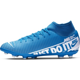 Nike Mercurial Superfly 7 Club FG / MG M AT7949-414 football shoes blue blue 2