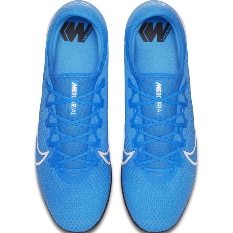 Nike Mercurial Vapor 13 Pro Ic M AT8001 414 soccer shoes blue 1