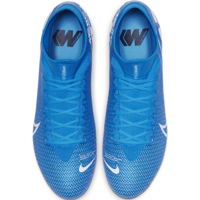 Nike Mercurial Superfly 7 Pro Fg M AT5382 414 soccer shoes blue 1