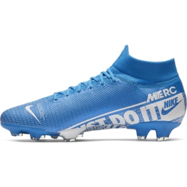 Nike Mercurial Superfly 7 Pro Fg M AT5382 414 soccer shoes blue 2