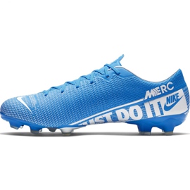 Nike Mercurial Vapor 13 Academy FG / MG M AT5269-414 soccer shoes blue blue 2